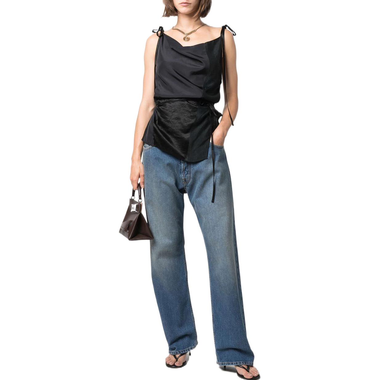 Lookbook (W) Maison Margiela FW21 Vaqueros Azules Sueltos y Desgastados. S51LA0148S30561972