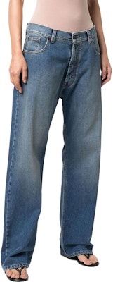(W) Maison Margiela FW21 Vaqueros Azules Sueltos y Desgastados. S51LA0148S30561972 Shop (W) Maison Margiela FW21 Vaqueros Azules Sueltos y Desgastados. S51LA0148S30561972