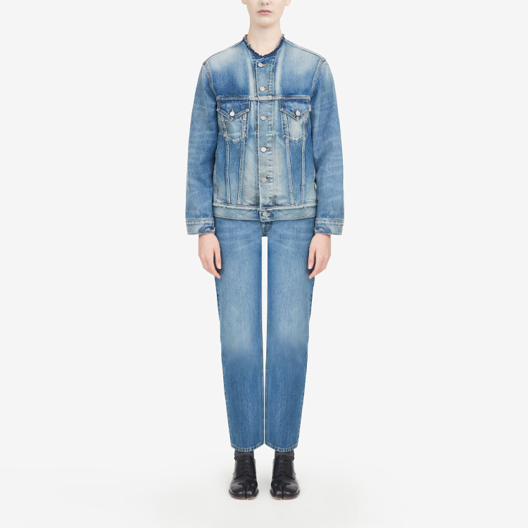 Lookbook (W) Maison Margiela FW21 寬鬆版型藍色牛仔外套附胸袋 S51AM0447S30561966