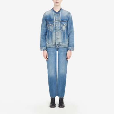 (W) Maison Margiela FW21 寬鬆版型藍色牛仔外套附胸袋 S51AM0447S30561966 Lookbook (W) Maison Margiela FW21 寬鬆版型藍色牛仔外套附胸袋 S51AM0447S30561966