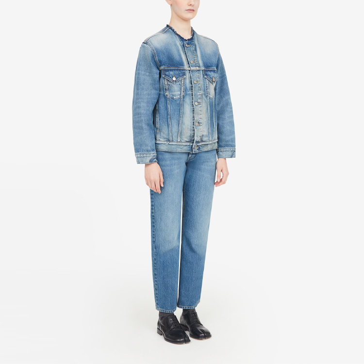 Purchase (W) Maison Margiela FW21 寬鬆版型藍色牛仔外套附胸袋 S51AM0447S30561966