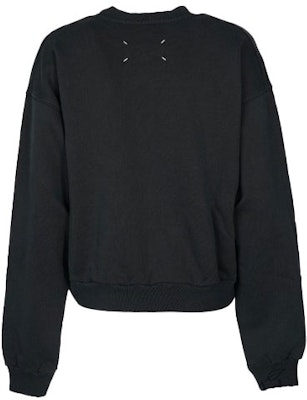 (W) Maison Margiela FW22 Hitam Logo Print Crewneck Pullover Sweatshirt S51GU0118S25540900 Lookbook (W) Maison Margiela FW22 Hitam Logo Print Crewneck Pullover Sweatshirt S51GU0118S25540900