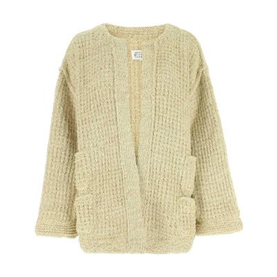 (Women) Maison Margiela FW22 Brown Solid Knit Crewneck Sweater. S51GP0264S18143-001F