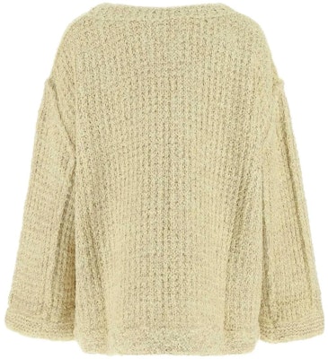 (W) Maison Margiela FW22 Coklat Solid Knit Crewneck Sweater Lelaki. S51GP0264S18143-001F Lookbook (W) Maison Margiela FW22 Coklat Solid Knit Crewneck Sweater Lelaki. S51GP0264S18143-001F