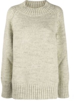 (Women) Maison Margiela FW22 Plain Crewneck Sweater Light Gray SI0GP0003S17802709 (Women) Maison Margiela FW22 Plain Crewneck Sweater Light Gray SI0GP0003S17802709