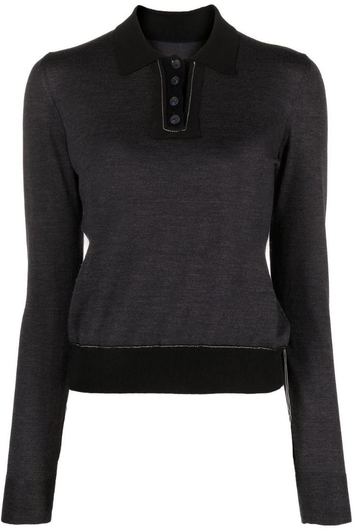 women-maison-margiela-fw-22-solid-color-polo-long-sleeve-knit-top-dark-gray-si-0-gl-0001-s17800