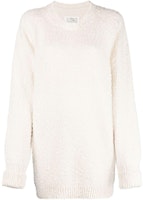 (Women) Maison Margiela FW22 White Minimalist Crewneck Sweater. SI0GP0001S17664101 (Women) Maison Margiela FW22 White Minimalist Crewneck Sweater. SI0GP0001S17664101