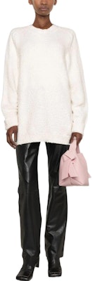 (W) Maison Margiela FW22 Sweater Leher Bulat Putih Minimalis. SI0GP0001S17664101 Lookbook (W) Maison Margiela FW22 Sweater Leher Bulat Putih Minimalis. SI0GP0001S17664101