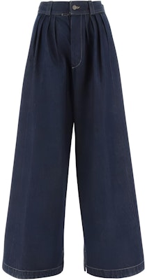 (W) Maison Margiela FW22 Jeans Mujer Tiro Alto Pierna Ancha con Detalle Fruncido Azul. S51KA0570S30736-470 Buy (W) Maison Margiela FW22 Jeans Mujer Tiro Alto Pierna Ancha con Detalle Fruncido Azul. S51KA0570S30736-470