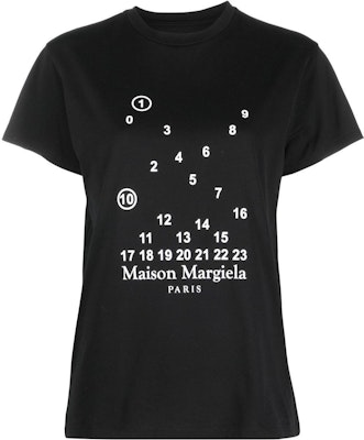 (W) Maison Margiela FW22 Wanita Kaos Hitam Grafis Lengan Pendek Regular S51GC0516S22816900 Buy (W) Maison Margiela FW22 Wanita Kaos Hitam Grafis Lengan Pendek Regular S51GC0516S22816900