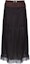 Buy (W) Vestido Midi Negro con Volantes Maison Margiela FW24 Casual para Mujer. S51ME0030MTJ023900