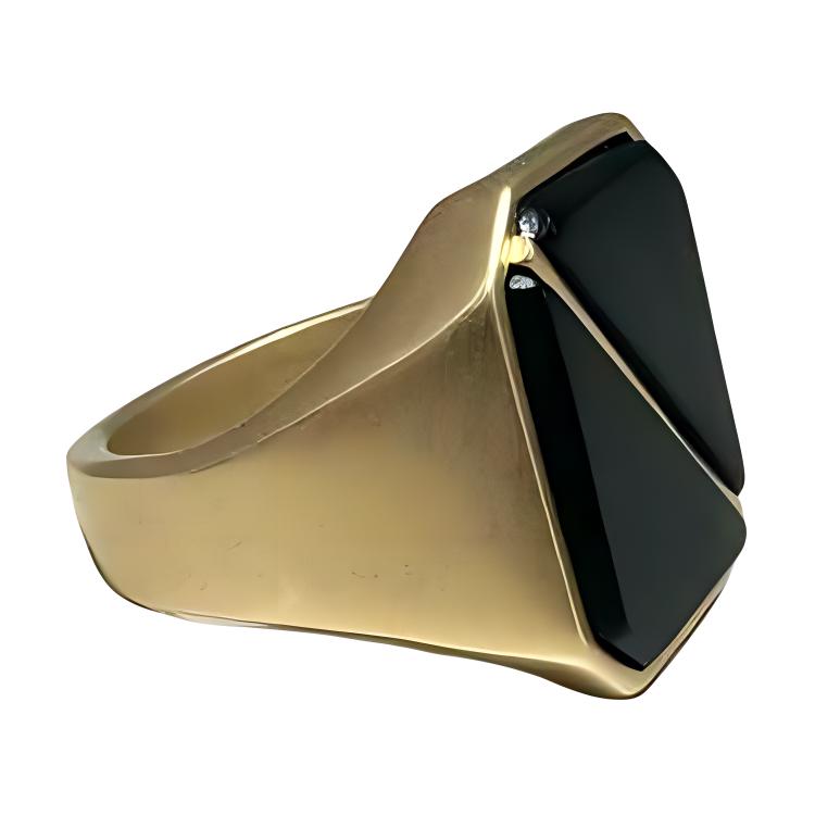 Lookbook (W) Maison Margiela 金色女士戒指 - 嵌入设计。 SM3UQ0041-SV0002-967