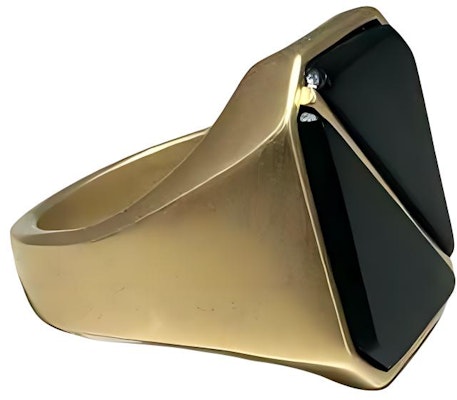 (W) Maison Margiela 金色女士戒指 - 嵌入设计。 SM3UQ0041-SV0002-967 Lookbook (W) Maison Margiela 金色女士戒指 - 嵌入设计。 SM3UQ0041-SV0002-967