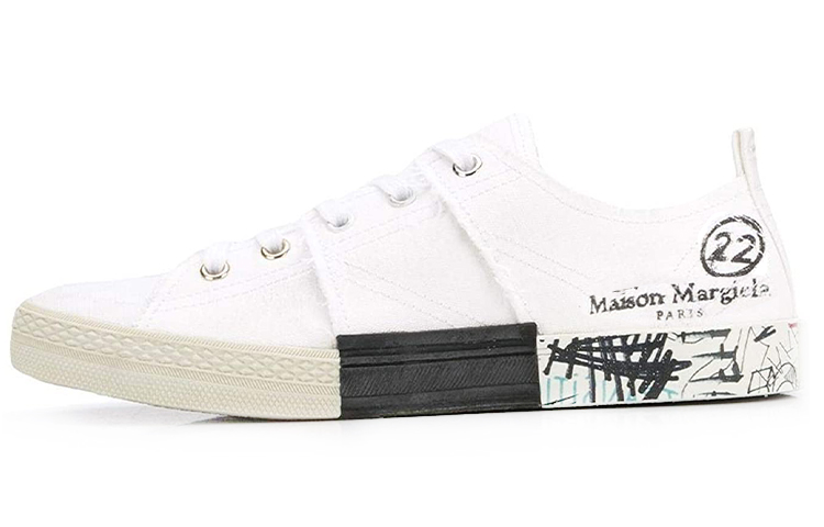 Maison Margiela Replica Low 'Graffiti Sole - White'