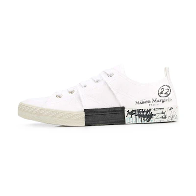 Maison Margiela Replica Low 'Graffiti Sole - White'