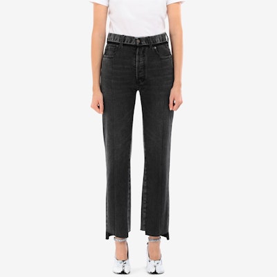 (W) Maison Margiela Jeans Denim Grises Asimétricos Rectos Deshilachados S51LA0132S30496962 Details for (W) Maison Margiela Jeans Denim Grises Asimétricos Rectos Deshilachados S51LA0132S30496962