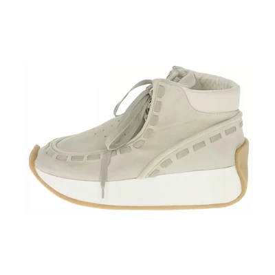 (W) Maison Margiela Hi Top 'Beige Leather'