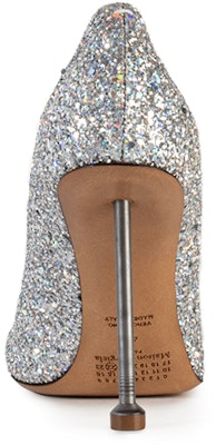 (W) 메종 마르지엘라 '메탈릭 플래시 실버' 하이탑 스니커즈 S58WL0109P0787T9002 Lookbook (W) 메종 마르지엘라 '메탈릭 플래시 실버' 하이탑 스니커즈 S58WL0109P0787T9002