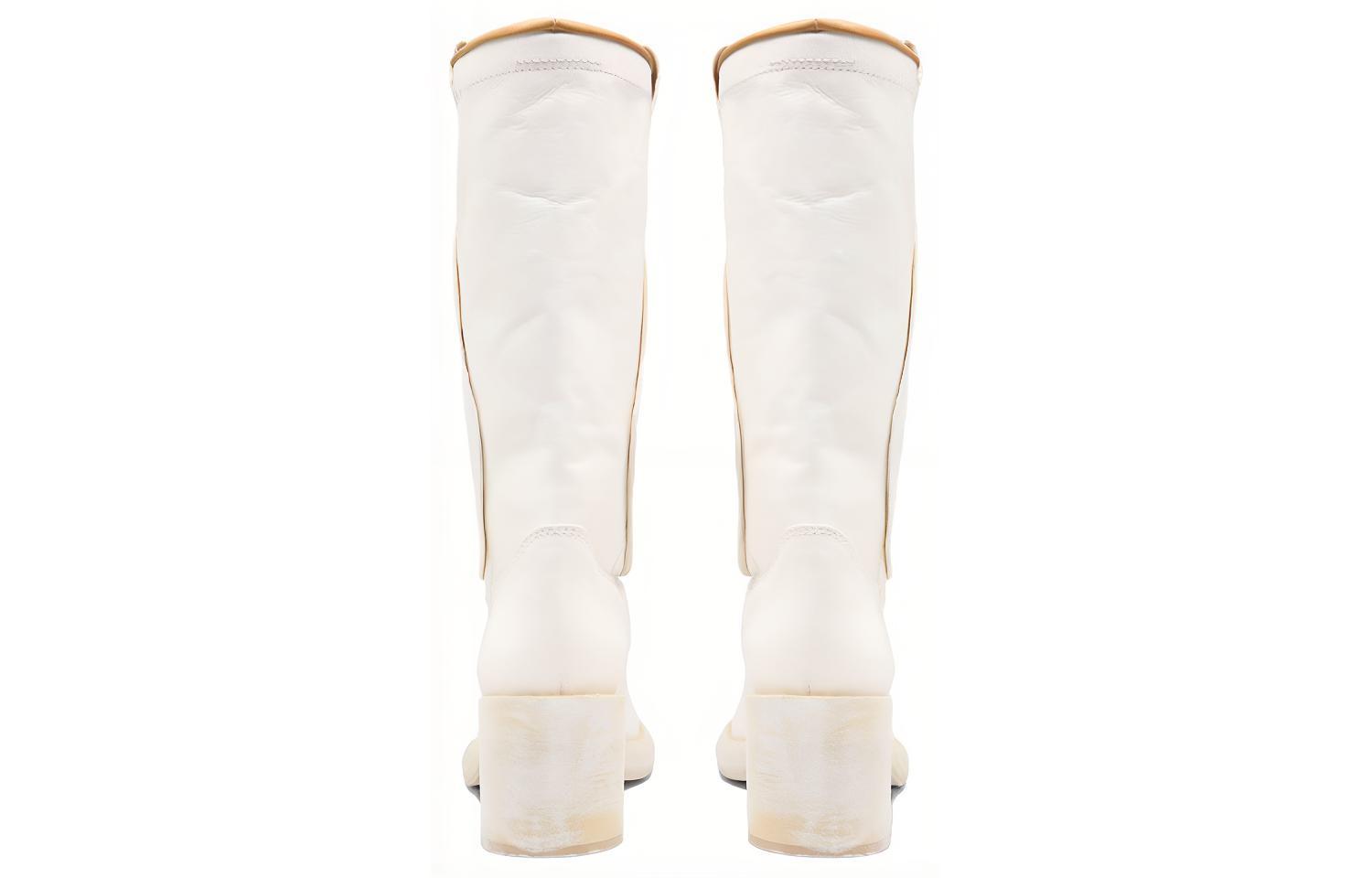 Shop (W) Maison Margiela High-Top ''Patchwork Blanc'' S59WW0096P3491T1003