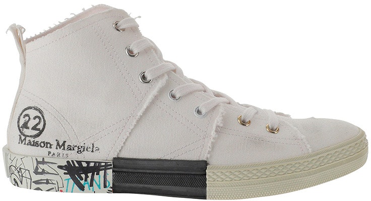 (W) Maison Margiela Sepatu Tinggi 'Putih Abu Grafiti' S58WS0127P1875T1016 Order (W) Maison Margiela Sepatu Tinggi 'Putih Abu Grafiti' S58WS0127P1875T1016
