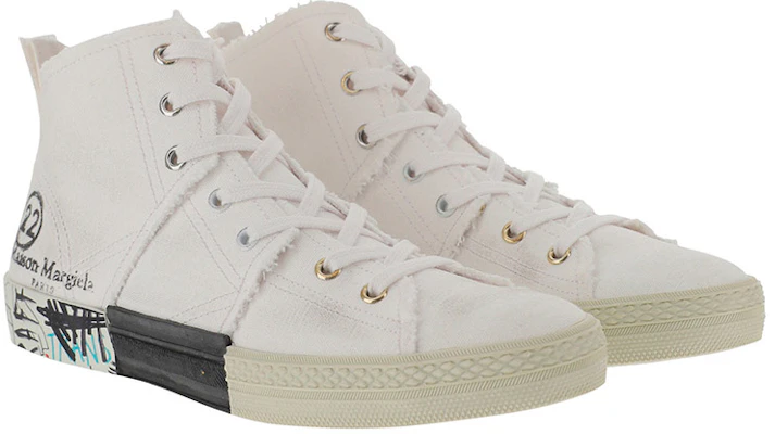 (W) Sneaker Alta Maison Margiela ''Bianco Grigio Graffiti'' S58WS0127P1875T1016 Lookbook (W) Sneaker Alta Maison Margiela ''Bianco Grigio Graffiti'' S58WS0127P1875T1016