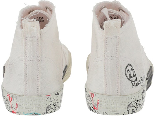 (W) Maison Margiela Sepatu Tinggi 'Putih Abu Grafiti' S58WS0127P1875T1016 Purchase (W) Maison Margiela Sepatu Tinggi 'Putih Abu Grafiti' S58WS0127P1875T1016