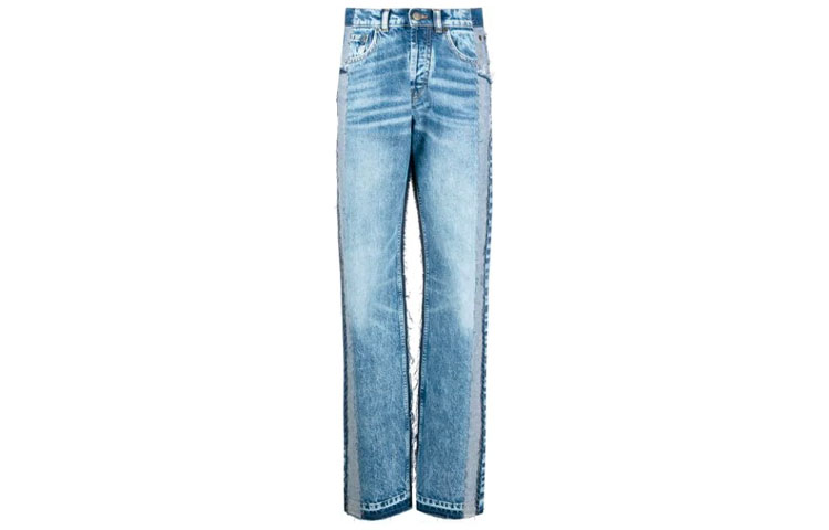 (Women) Maison Margiela High-Waisted Patchwork Washed Jeans Blue SS21 S51LA0137S30744