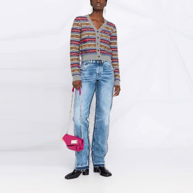 Lookbook (W) Maison Margiela 高腰拼接水洗蓝色牛仔裤 SS21 S51LA0137S30744