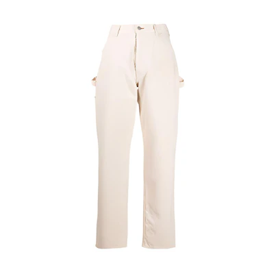 (Women) Maison Margiela High-Waisted Straight-Leg Cotton Pants SS21 S29LA0087S30752105