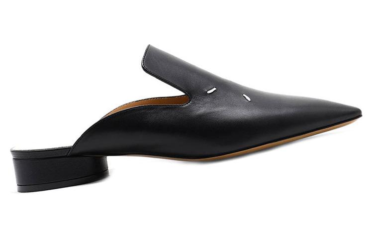 (W) Maison Margiela Kiki Mules 'Black Leather' 圖 2