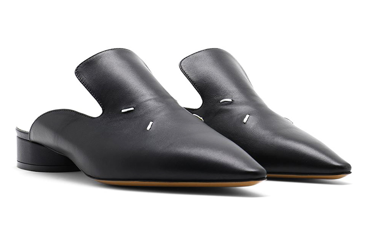 (W) Maison Margiela Kiki Mules 'Black Leather' 圖 3