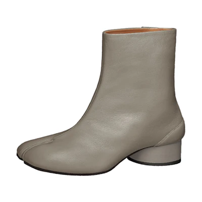 (W) Maison Margiela Leather Ankle Boot 3cm Grey 'CMFT Fashion'