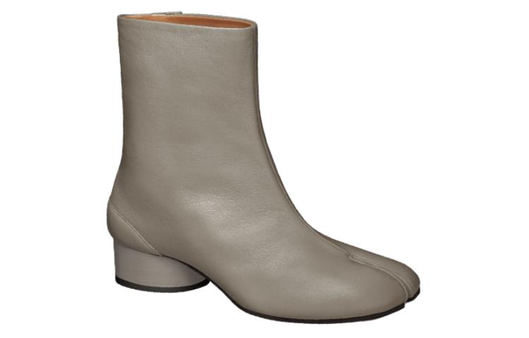 Order (W) Maison Margiela Leder Stiefelette 3cm Grau ''Komfort Mode'' S58WU0273P3753T8135