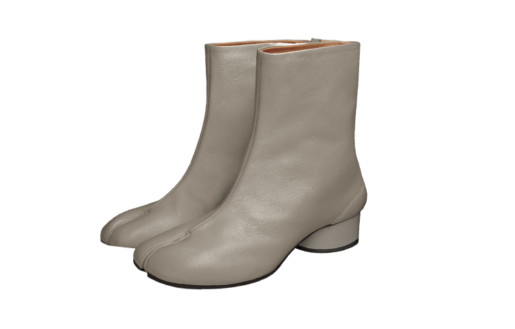 Lookbook (W) Maison Margiela Leder Stiefelette 3cm Grau ''Komfort Mode'' S58WU0273P3753T8135
