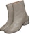 (W) Maison Margiela Boot Kulit Buku Lali 3cm Kelabu 'Fesyen Selesa' S58WU0273P3753T8135