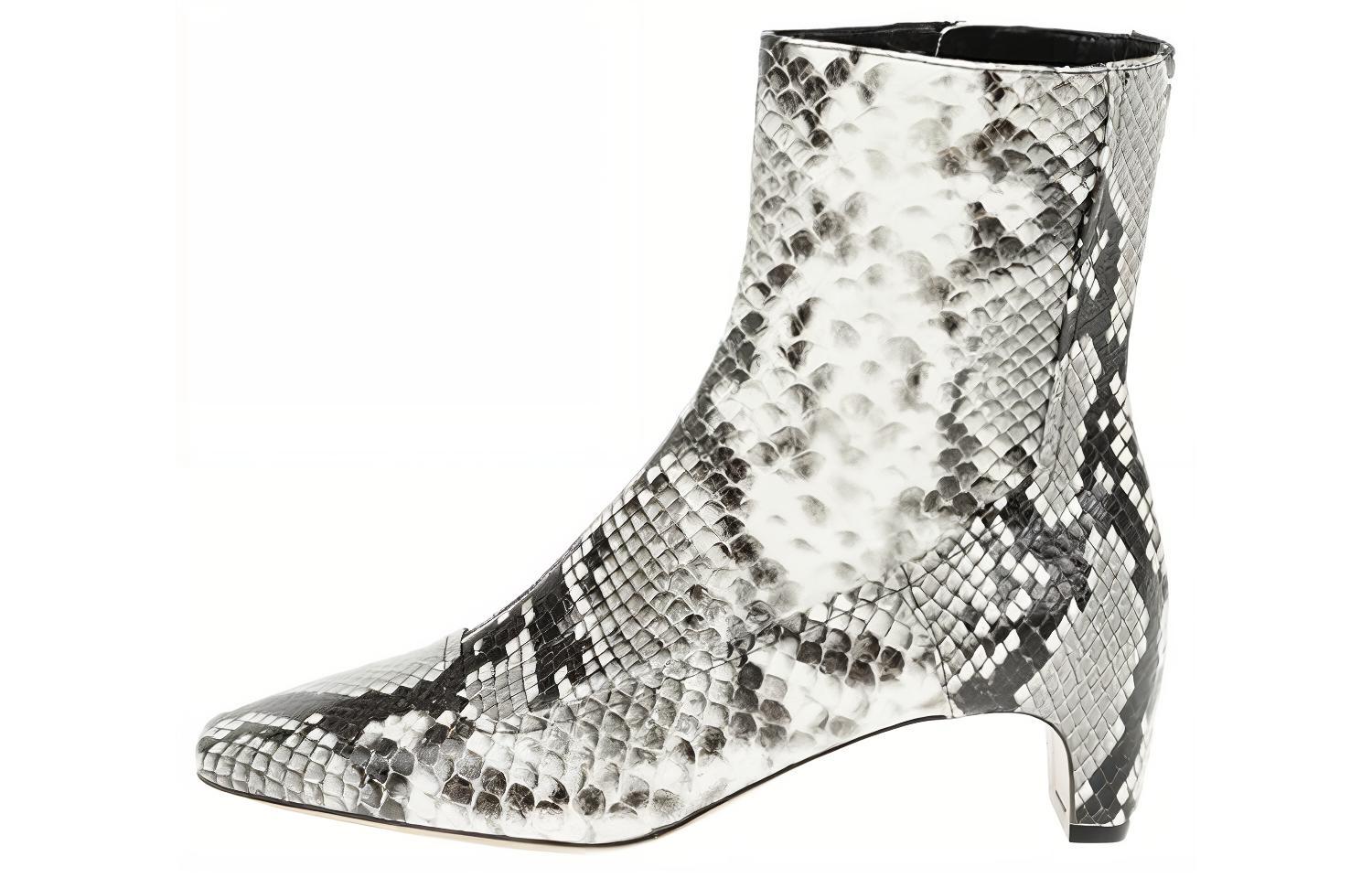 (Women) Maison Margiela Leather Ankle Boot 'Black and White' S58WU0286P2785H6518