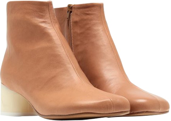 (W) Maison Margiela Sepatu Boot Kulit Coklat untuk Pergelangan Kaki S59WU0173P2721T2212 Order (W) Maison Margiela Sepatu Boot Kulit Coklat untuk Pergelangan Kaki S59WU0173P2721T2212