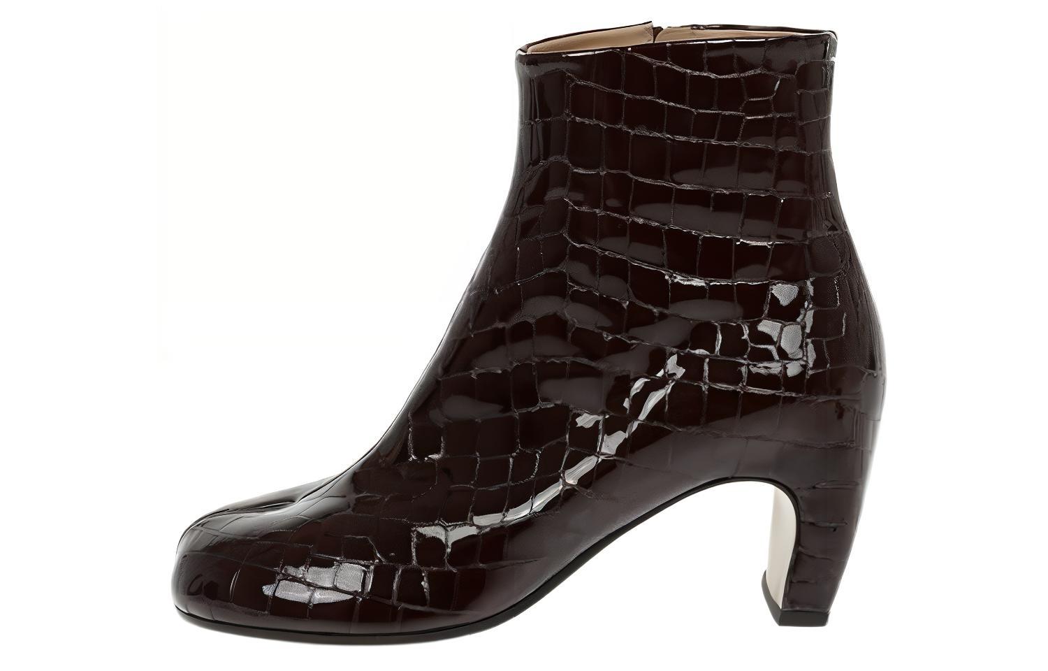 (Women) Maison Margiela Leather Ankle Boot 'Burgundy' S39WU0147P3837T2271