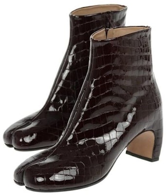 (W) Maison Margiela 酒红色皮革短靴 S39WU0147P3837T2271 Order (W) Maison Margiela 酒红色皮革短靴 S39WU0147P3837T2271