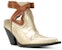 (W) Maison Margiela But Kasut Kulit Buku Lali 'Gold Hollow Cowboy' S39WP0052SY1192961