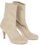 Lookbook (W) 메종 마르지엘라 베이지 가죽 앵클부츠 S58WU0357PR731T4091