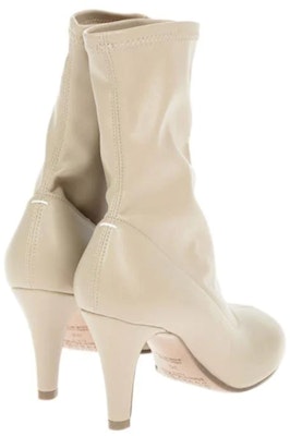 (W) 메종 마르지엘라 베이지 가죽 앵클부츠 S58WU0357PR731T4091 Shop (W) 메종 마르지엘라 베이지 가죽 앵클부츠 S58WU0357PR731T4091