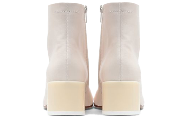(W) Maison Margiela Leather Ankle Boots 'Nude' 圖 3