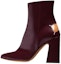 Buy (W) But Angkel Kulit Maison Margiela dengan Zip Sisi 'Burgundy' S58WU0385PS679T5114