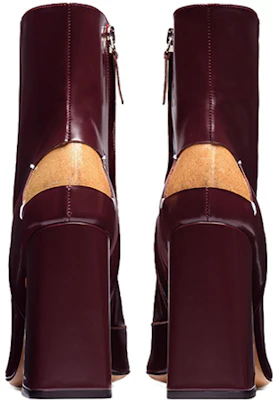 (W) Maison Margiela Leren Enkelboots met Zijrits ''Bordeauxrood'' S58WU0385PS679T5114 Lookbook (W) Maison Margiela Leren Enkelboots met Zijrits ''Bordeauxrood'' S58WU0385PS679T5114