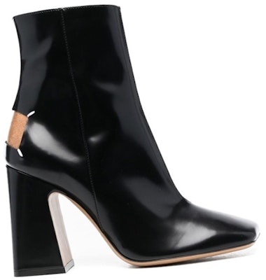 (W) But Ankle Kulit Maison Margiela dengan Zip Sisi 'Hitam' S58WU0385PS679T8013 Lookbook (W) But Ankle Kulit Maison Margiela dengan Zip Sisi 'Hitam' S58WU0385PS679T8013