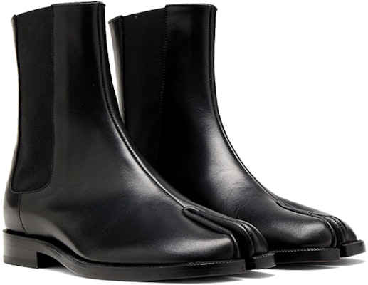 (W) Maison Margiela Sepatu Boots Kulit Hitam Trend Kasual Square-Toe Ankle S58WU0275P3292T8013 Lookbook (W) Maison Margiela Sepatu Boots Kulit Hitam Trend Kasual Square-Toe Ankle S58WU0275P3292T8013