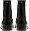 Purchase (W) Bottes Noires en Cuir Maison Margiela à Bout Carré Mode Décontractée. S58WU0275P3292T8013