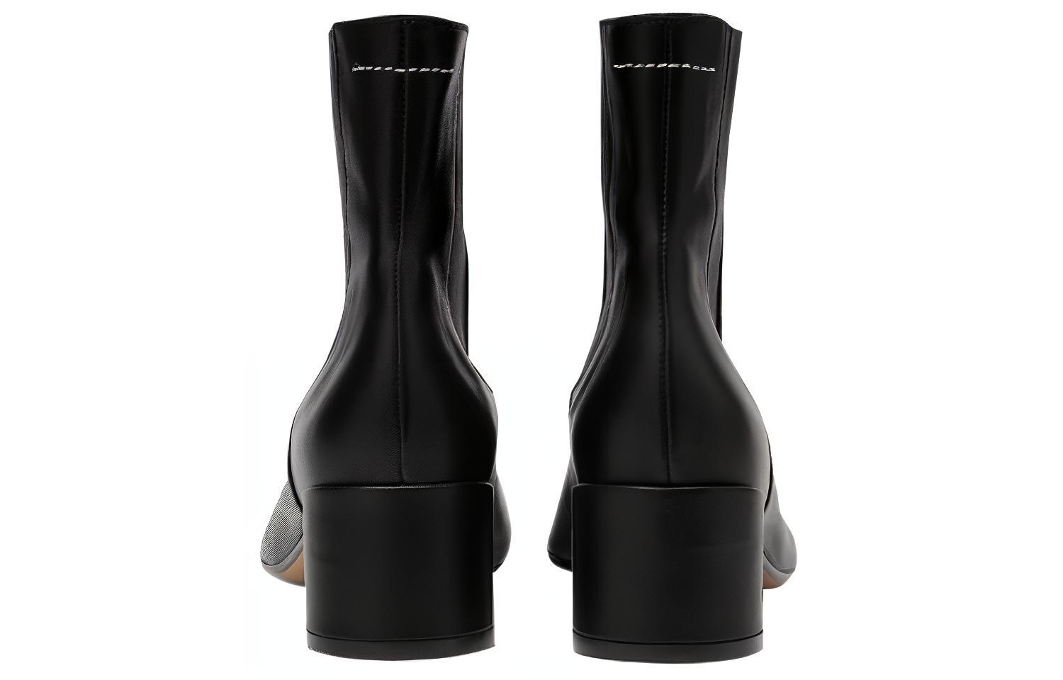 Lookbook (W) Maison Margiela Kulit Chelsea '6-Heel Hitam' S59WU0104P2809T8013