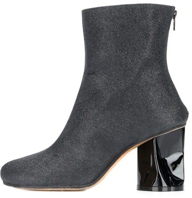 (Women) Maison Margiela Leather Curved Heel Fashion Ankle Boots 'Black' S39WU0139P3048T8013 Buy (Women) Maison Margiela Leather Curved Heel Fashion Ankle Boots 'Black' S39WU0139P3048T8013